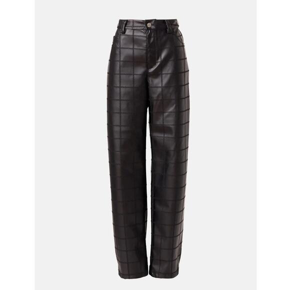 Baum und Pferdgarten Nikita Faux Leather Pants Black High Rise Sz 38 / 6 US - Picture 1 of 16